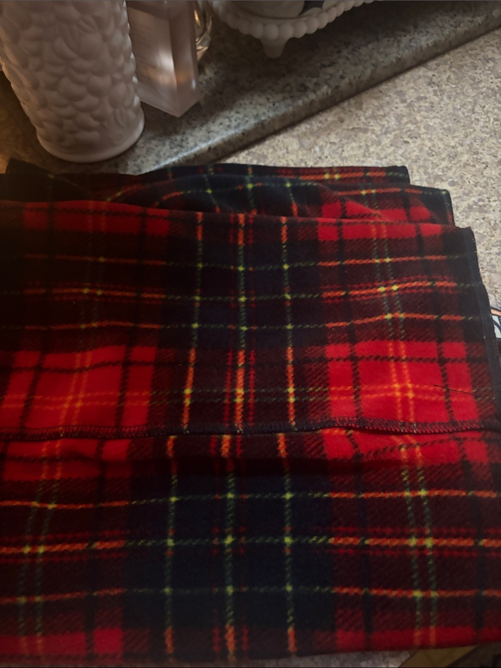Red Tartan Plaid Scarf